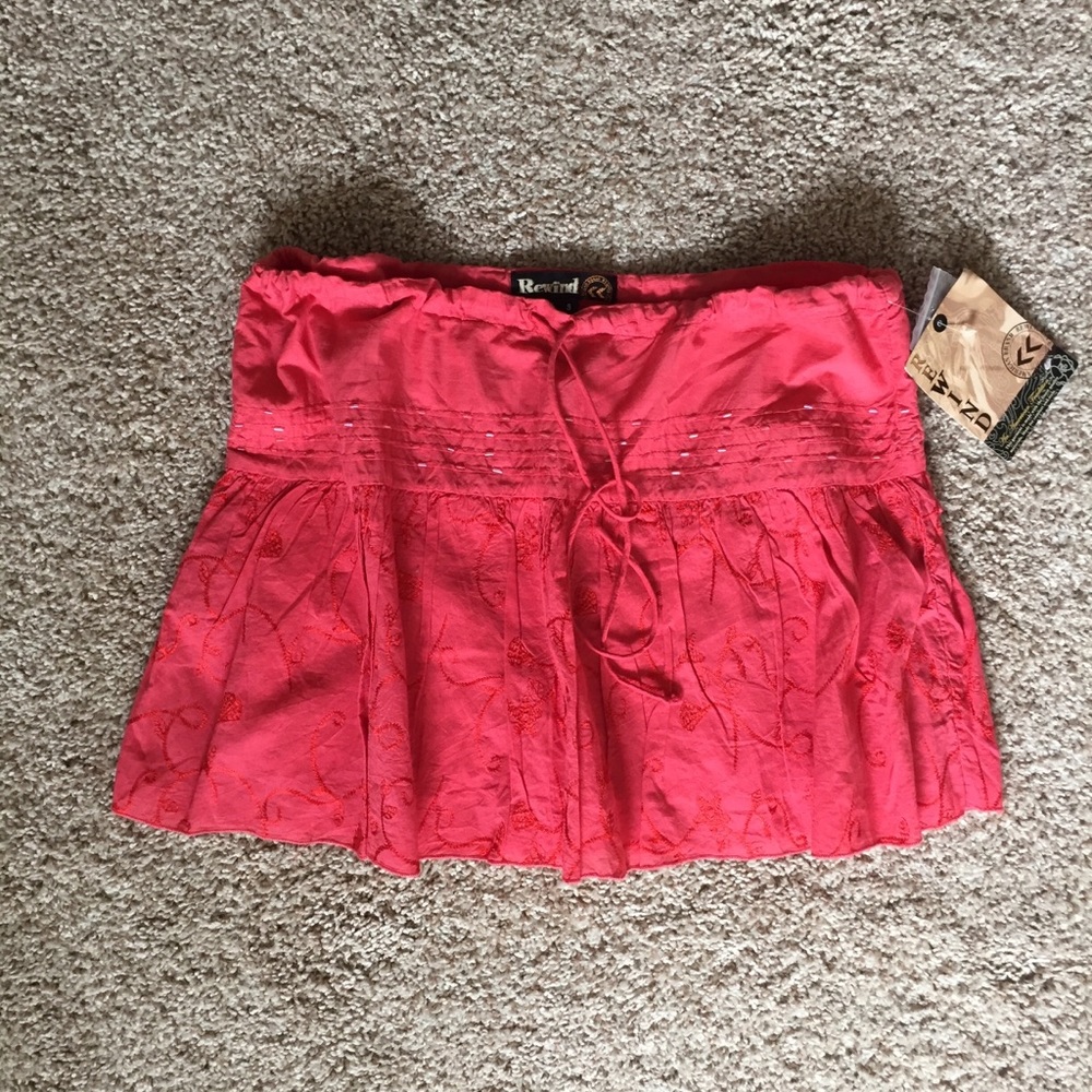 REWIND EMBROIDERED SKIRT
